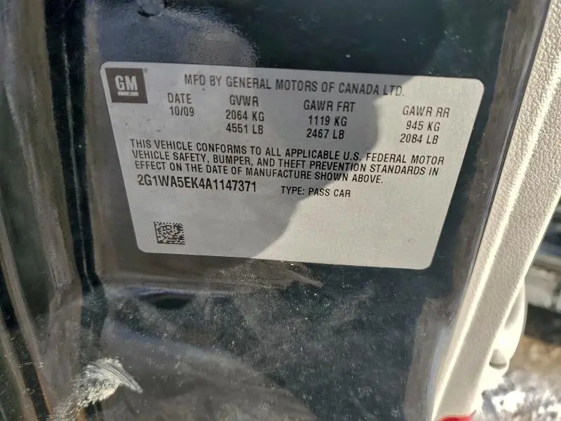 2010 CHEVROLET IMPALA LS  