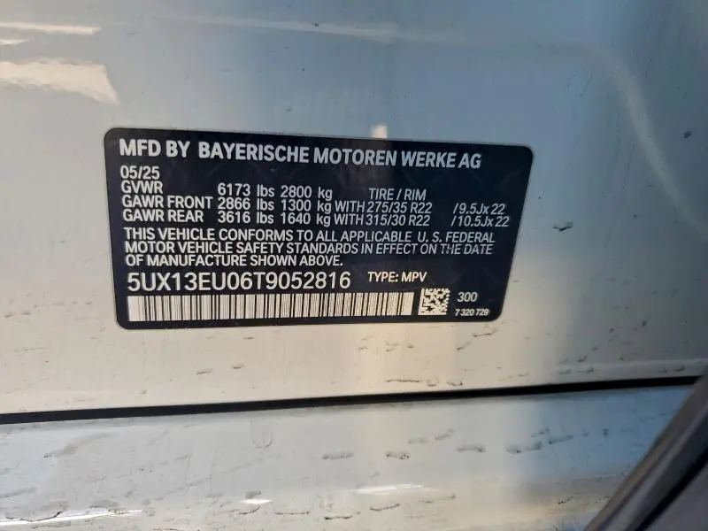 2026 BMW X5 SDRIVE 40I  