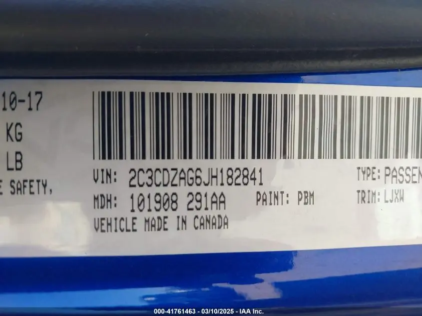 2018 DODGE CHALLENGER SXT PLUS