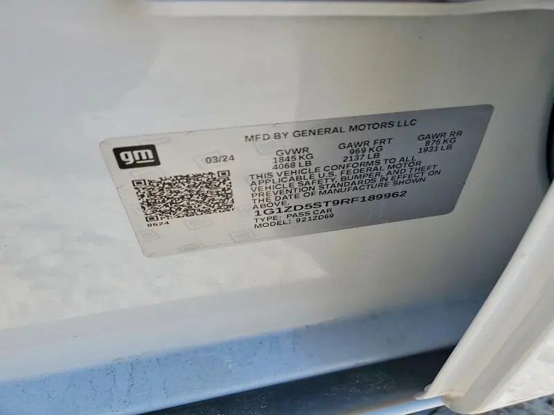 2024 CHEVROLET MALIBU LT  
