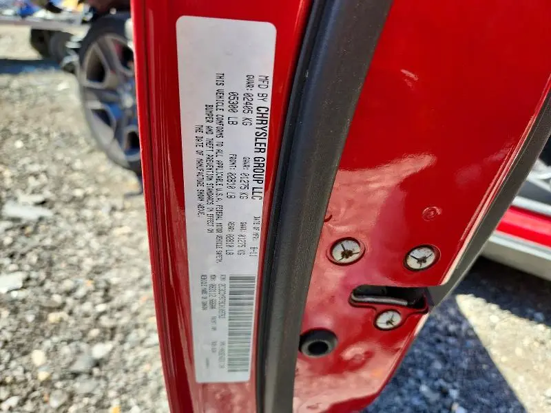 2012 DODGE CHALLENGER R  