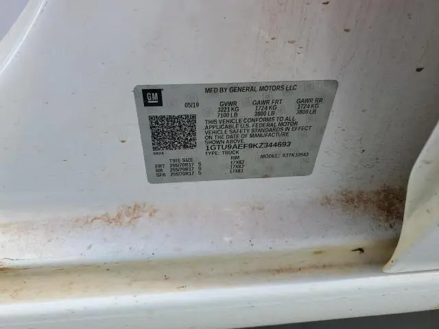 2019 GMC SIERRA K1500  