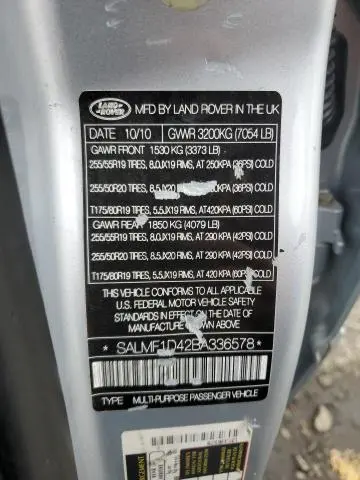 2011 LAND ROVER RANGE ROVER HSE LUXURY  