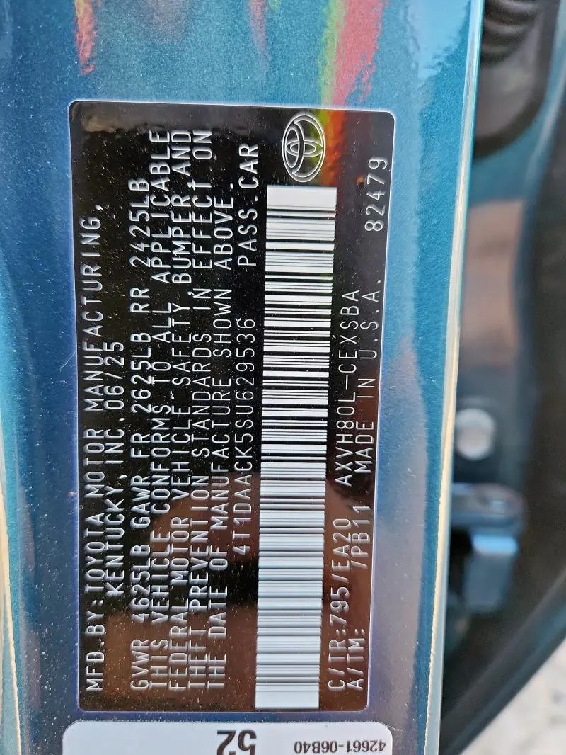 2025 TOYOTA CAMRY XSE  