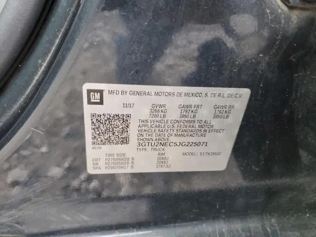 2018 GMC SIERRA K1500 SLT  