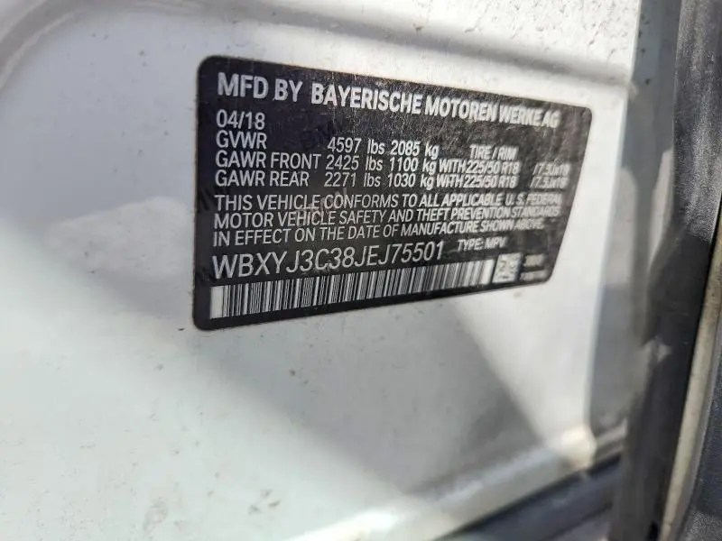 2018 BMW X2 SDRIVE28I  
