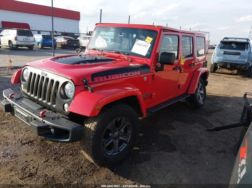 2017 JEEP WRANGLER UNLIMITED RUBICON RECON 4X4
