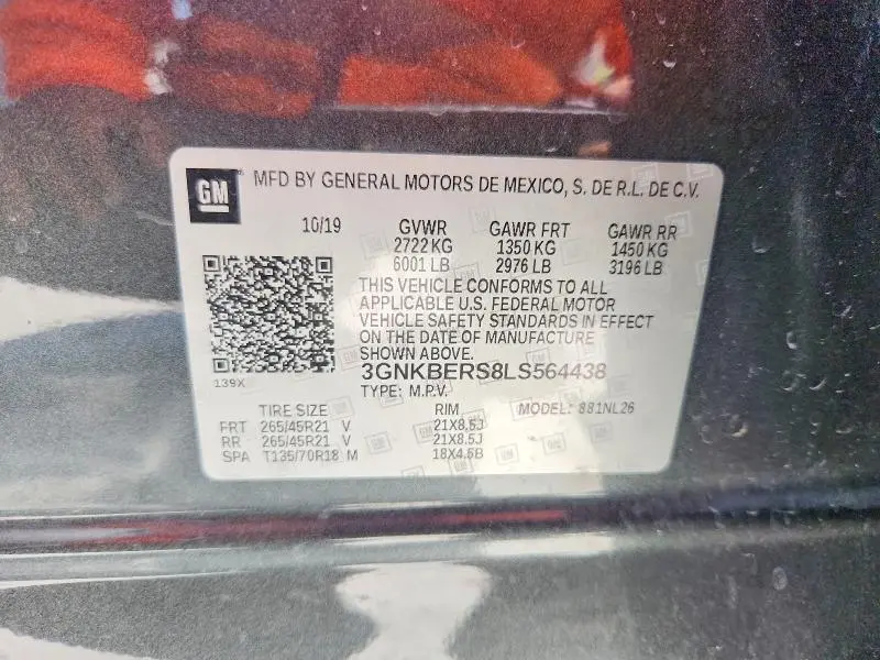 2020 CHEVROLET BLAZER RS  