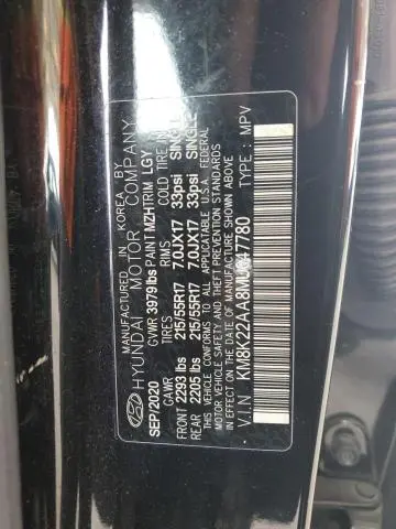 2021 HYUNDAI KONA SEL  