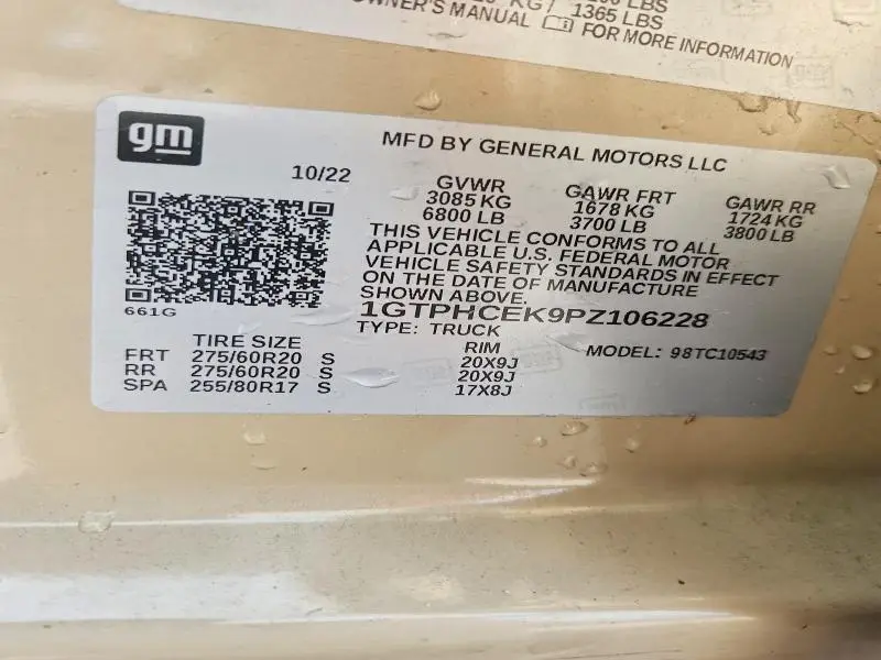 2023 GMC SIERRA C1500 ELEVATION  