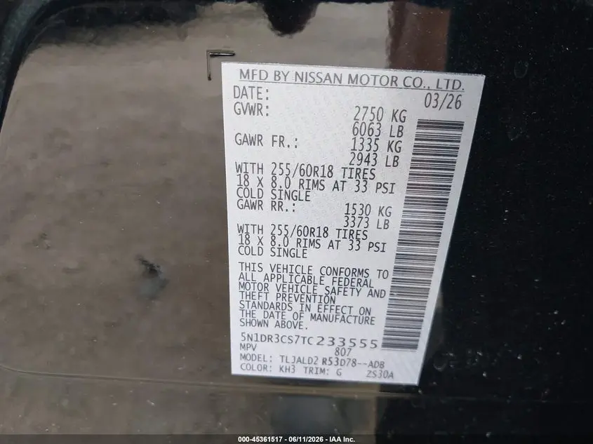 2026 NISSAN PATHFINDER SL