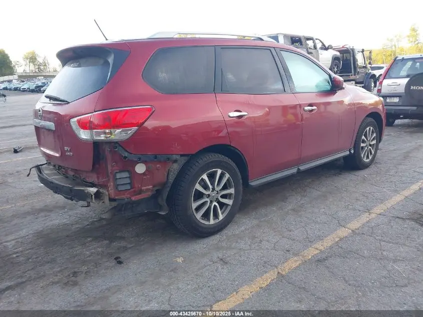 2016 NISSAN PATHFINDER PLATINUM/S/SL/SV