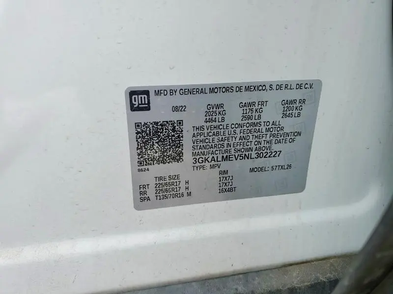 2022 GMC TERRAIN SLE  