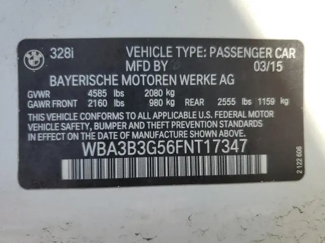 2015 BMW 328 XI  