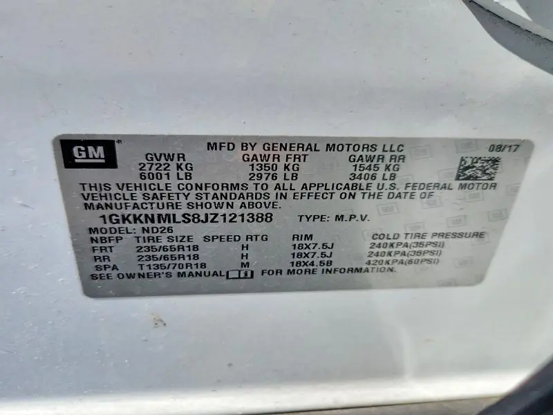 2018 GMC ACADIA SLT-1  