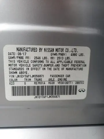 2018 INFINITI Q50 LUXE  