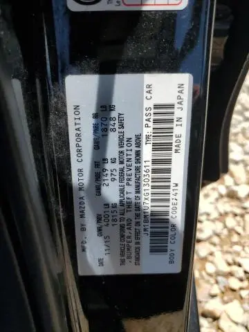 2016 MAZDA 3 SPORT  