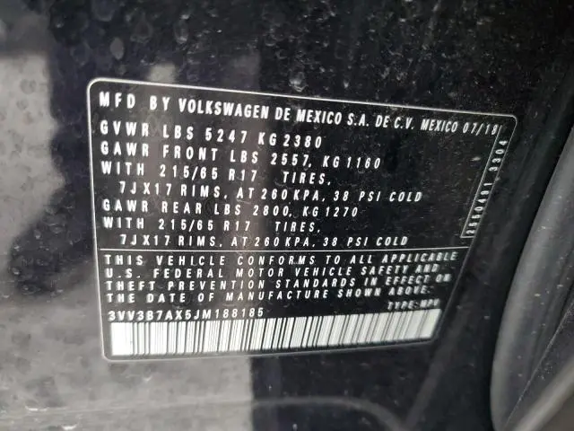 2018 VOLKSWAGEN TIGUAN SE  