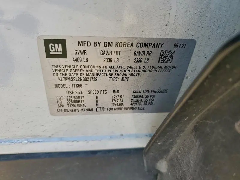 2022 CHEVROLET TRAILBLAZER ACTIV  