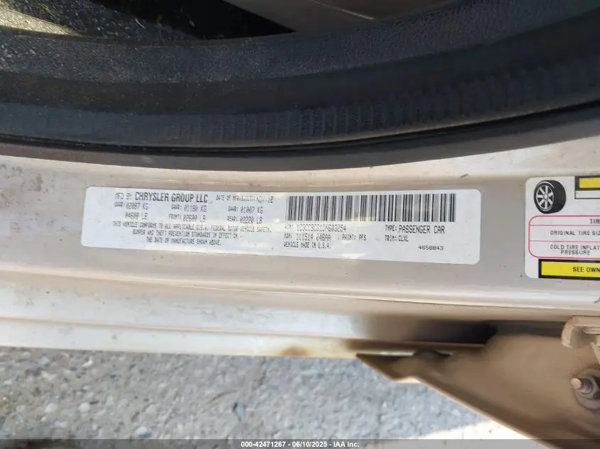 2013 CHRYSLER 200 LIMITED
