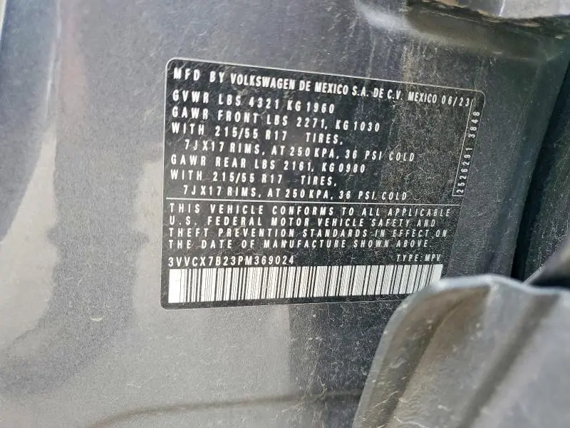 2023 VOLKSWAGEN TAOS S  