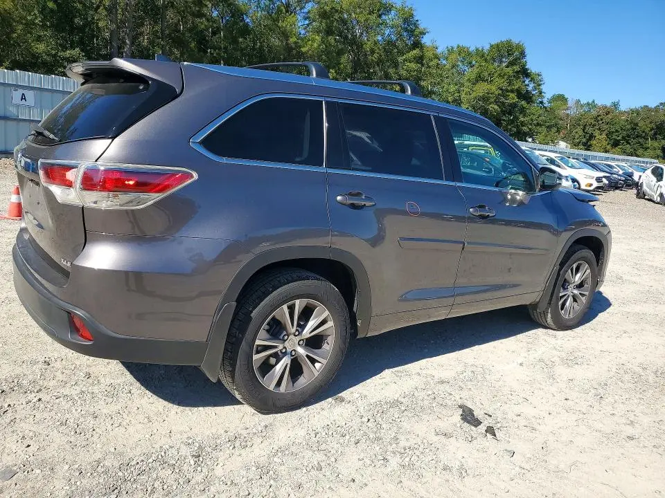 2015 TOYOTA HIGHLANDER XLE  
