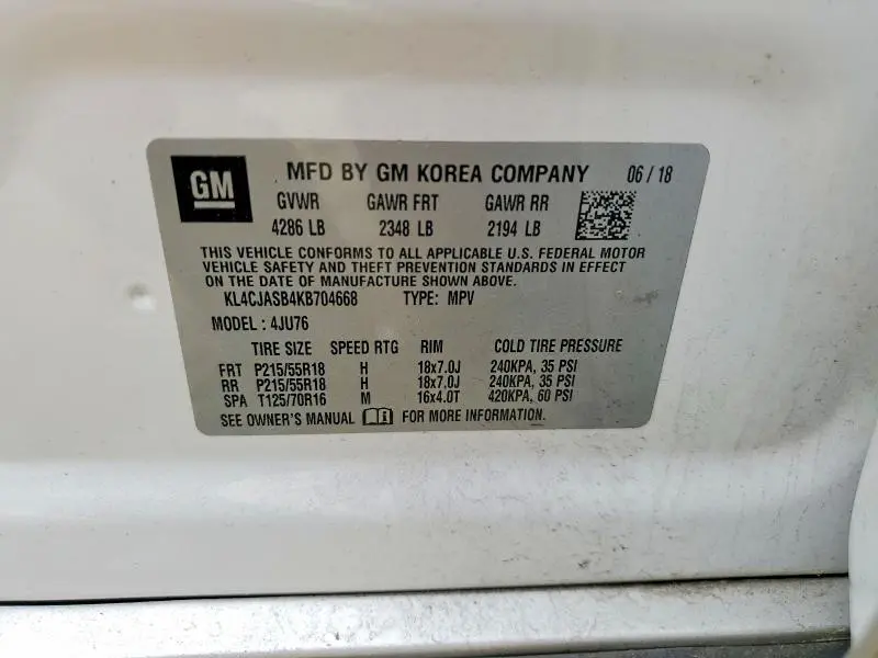 2019 BUICK ENCORE PREFERRED  