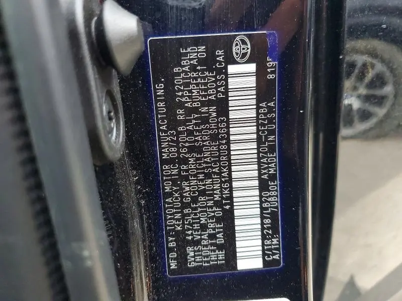 2024 TOYOTA CAMRY XSE  