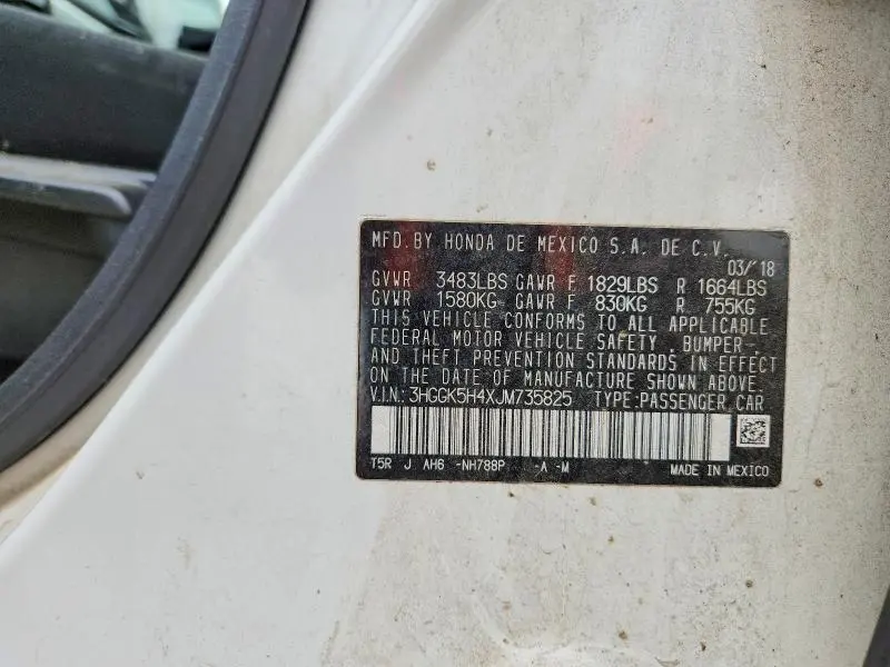 2018 HONDA FIT LX  