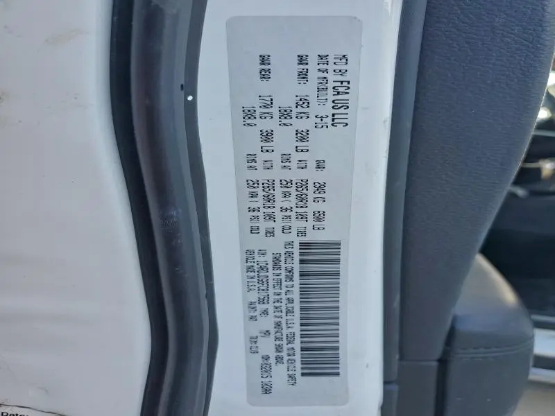 2015 DODGE DURANGO LIMITED  