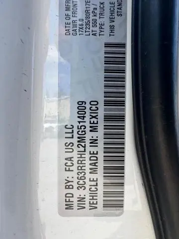 2021 RAM 3500 BIG HORN  