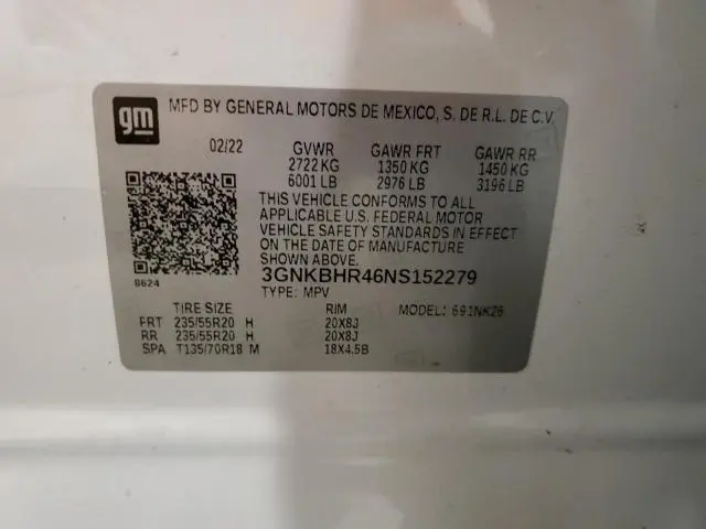 2022 CHEVROLET BLAZER 2LT  