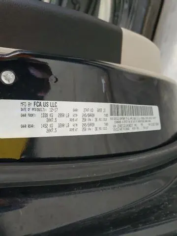 2018 CHRYSLER PACIFICA LIMITED  