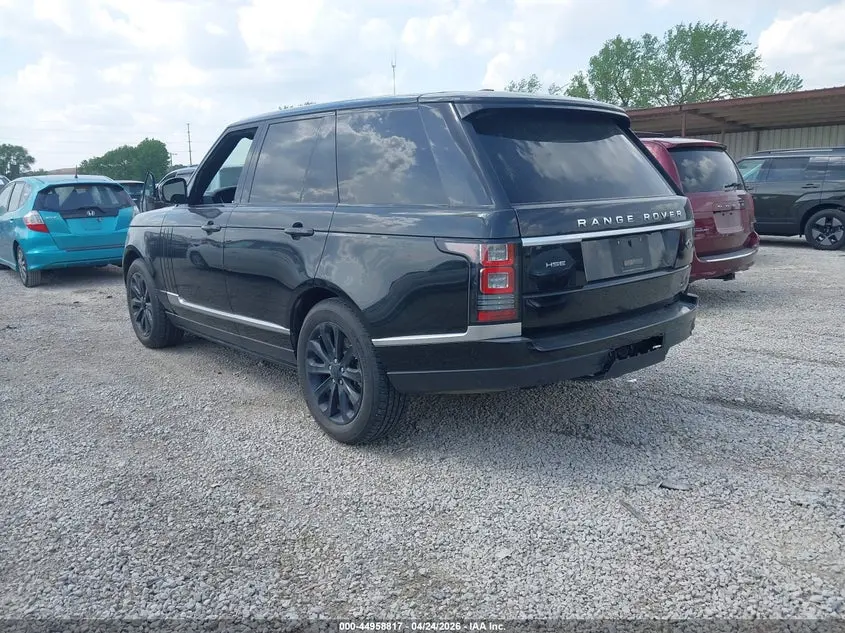 2015 LAND ROVER RANGE ROVER 3.0L V6 SUPERCHARGED HSE