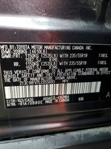 2020 TOYOTA RAV4 XLE PREMIUM  