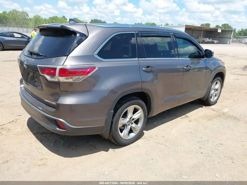 2016 TOYOTA HIGHLANDER LIMITED V6