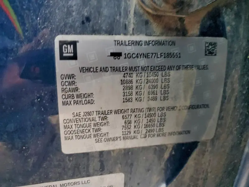 2020 CHEVROLET SILVERADO K2500 HEAVY DUTY LT  