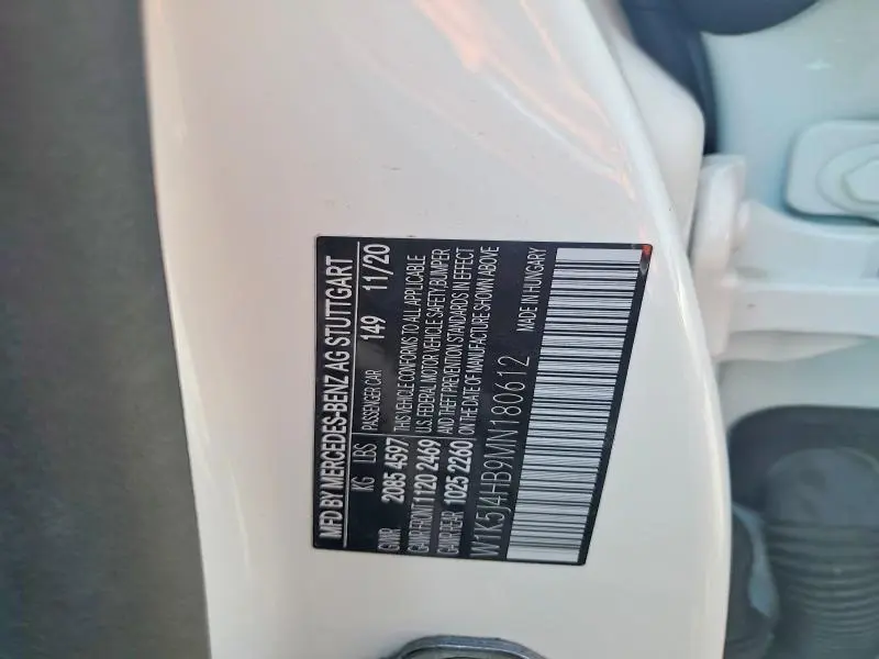 2021 MERCEDES-BENZ CLA   