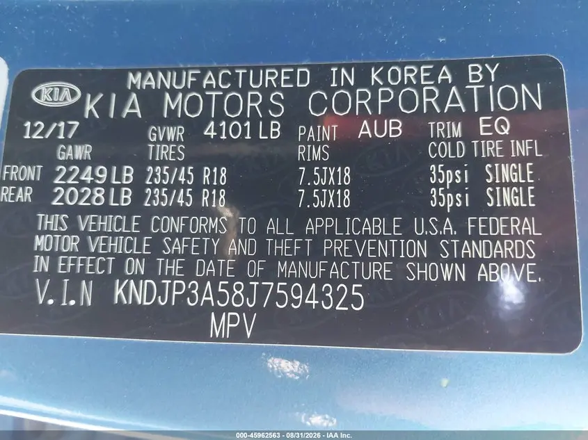 2018 KIA SOUL +