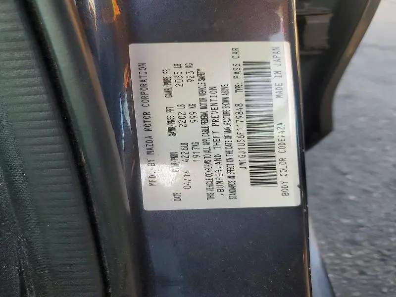 2015 MAZDA 6 SPORT  