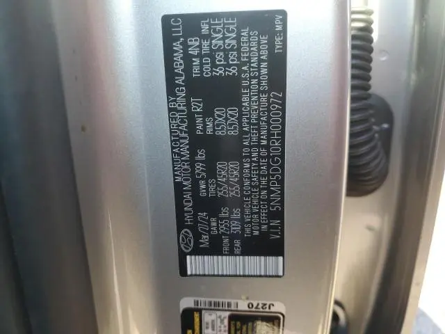 2024 HYUNDAI SANTA FE CALLIGRAPHY  