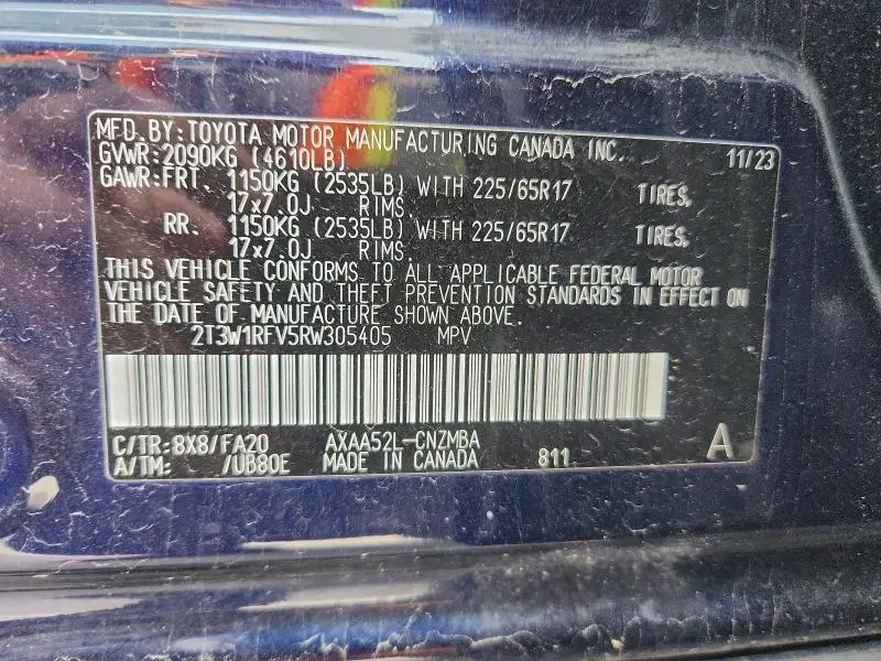 2024 TOYOTA RAV4 XLE  