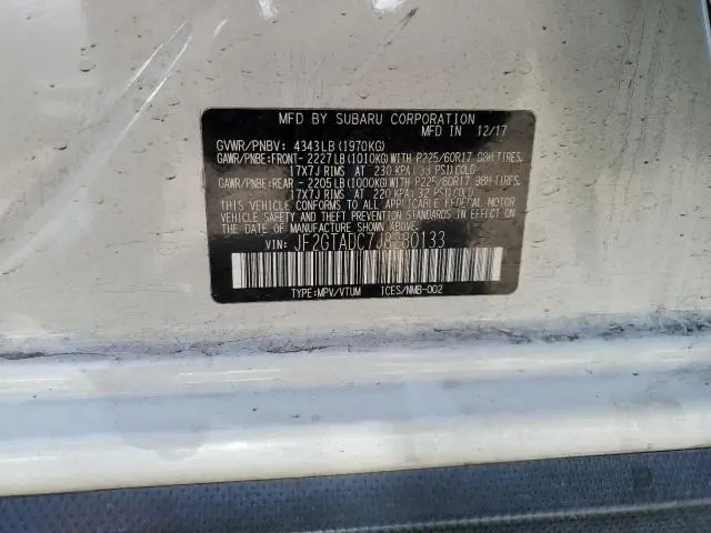 2018 SUBARU CROSSTREK PREMIUM  