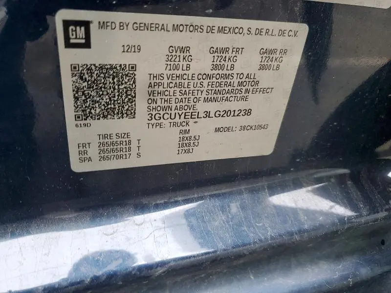 2020 CHEVROLET SILVERADO K1500 RST  