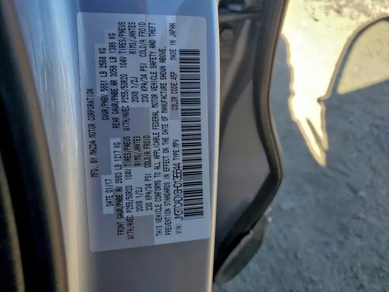 2017 MAZDA CX-9 GRAND TOURING  