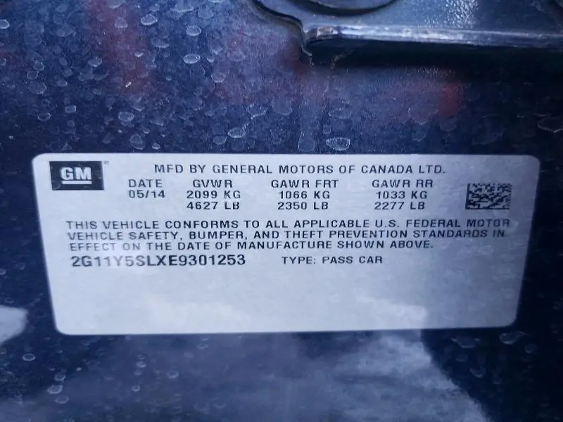 2014 CHEVROLET IMPALA LS  