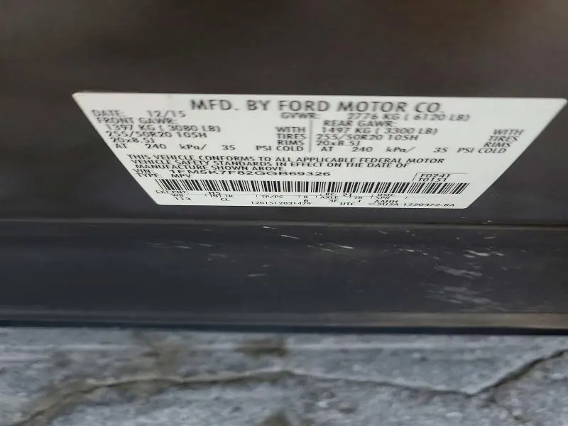 2016 FORD EXPLORER LIMITED  