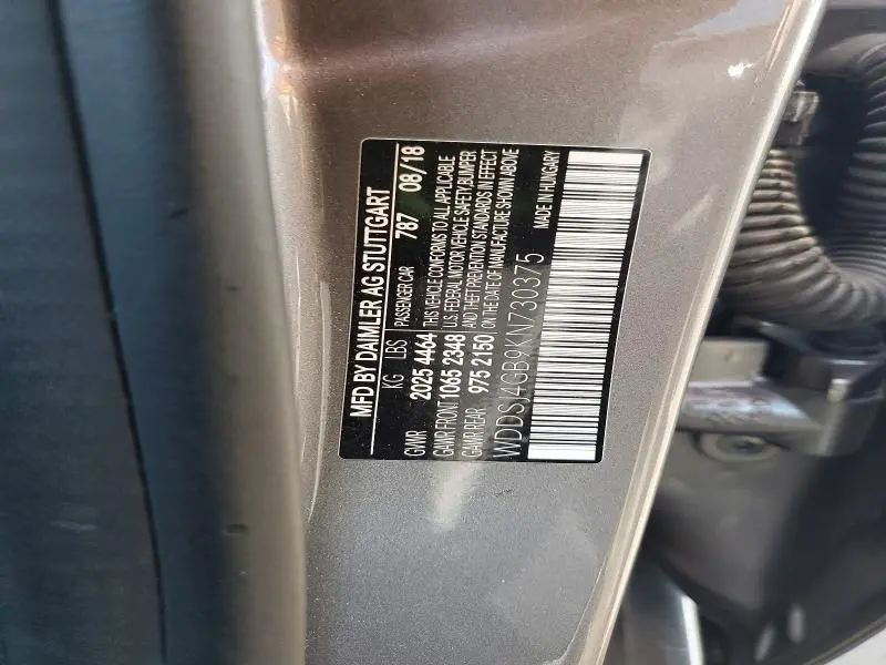 2019 MERCEDES-BENZ CLA 250 4MATIC  