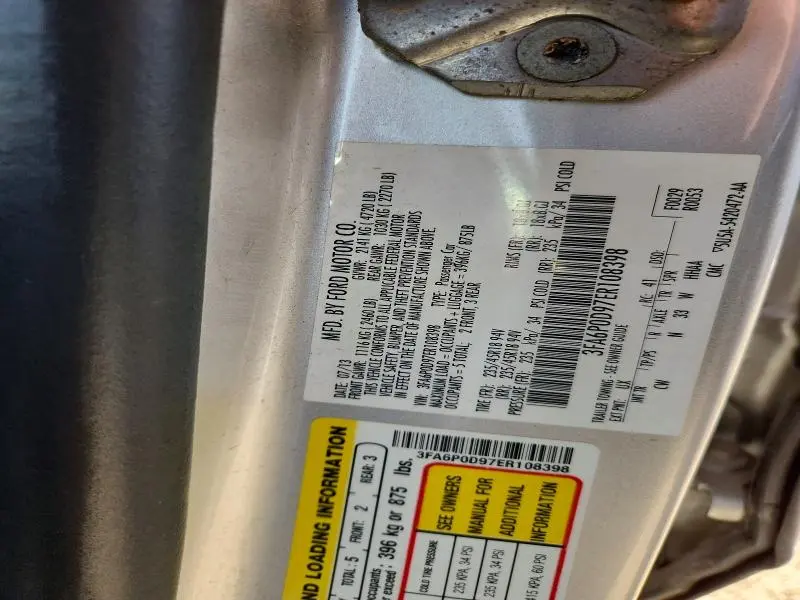 2014 FORD FUSION TITANIUM  