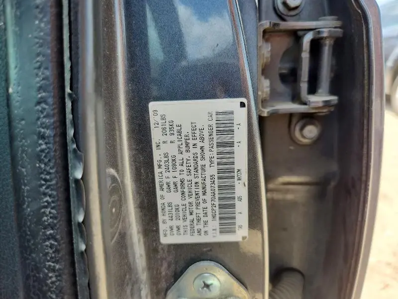 2010 HONDA ACCORD EX  